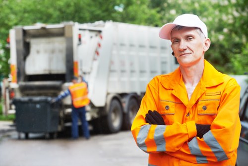 Grab Lorry Hire fleet at Canary Wharf