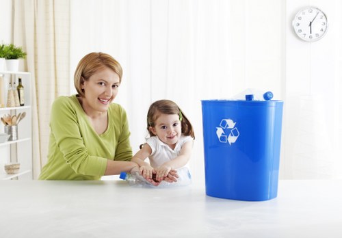 Recycling and waste management processes on-site
