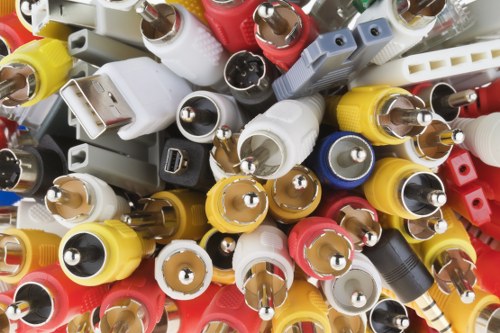 Different types of builders waste materials onsite